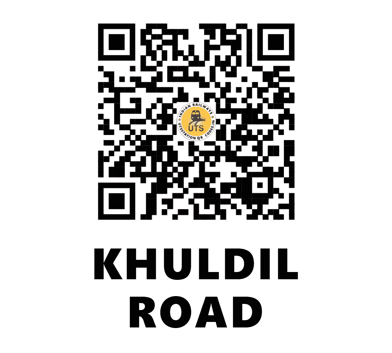UTS QR Code for KHULDIL ROAD - KDRD (EC - UTTAR PRADESH)